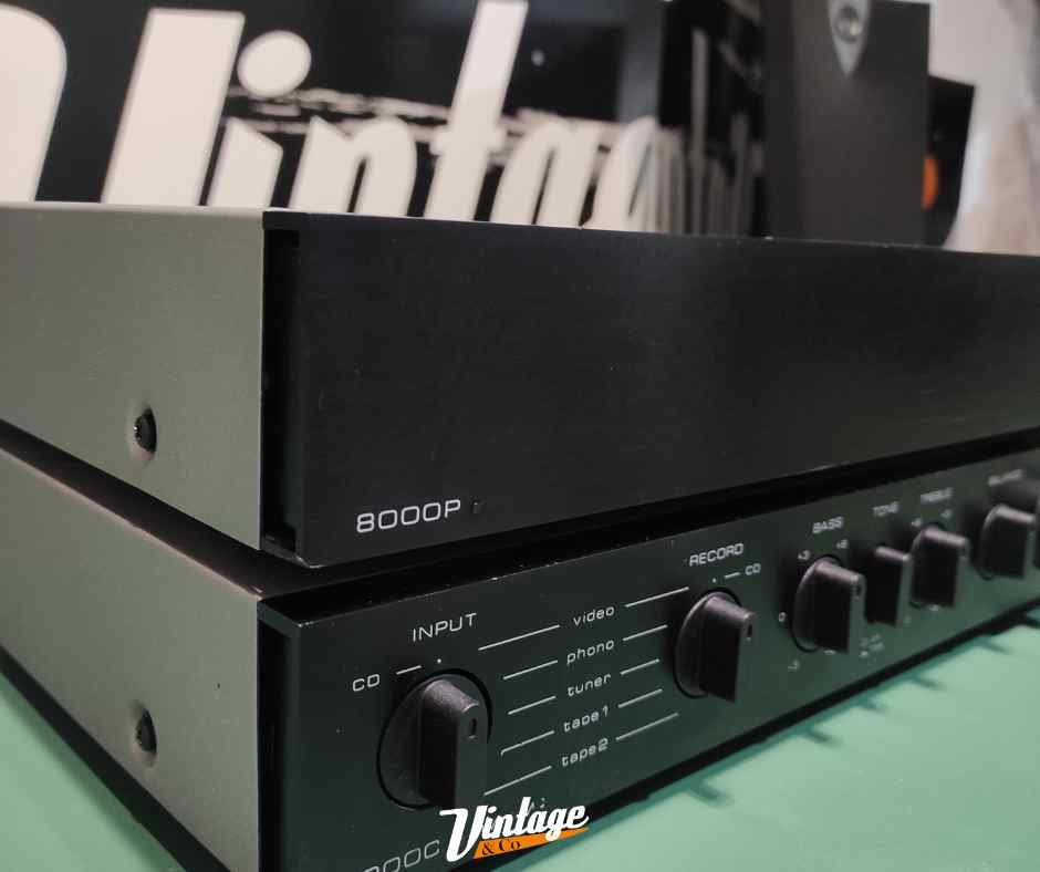 Pre-amplificatore Audiolab 8000c + amplificatore di potenza Audiolab 8000p