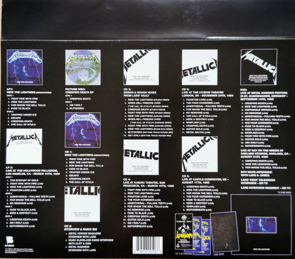 Metallica – Ride The Lightning - (BOX Deluxe Edition)