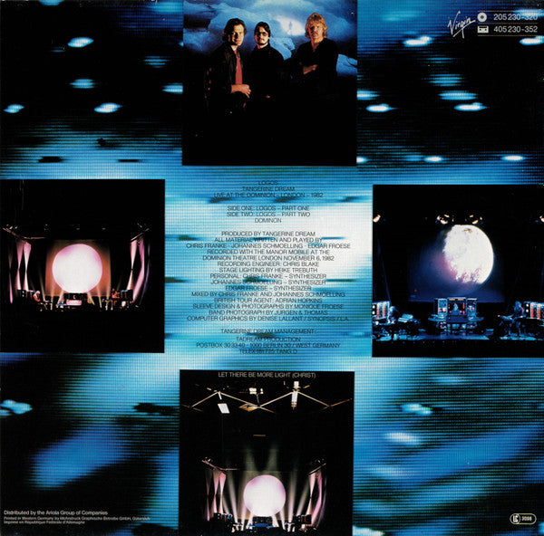 Tangerine Dream - Logos - Live At The Dominion London 1982