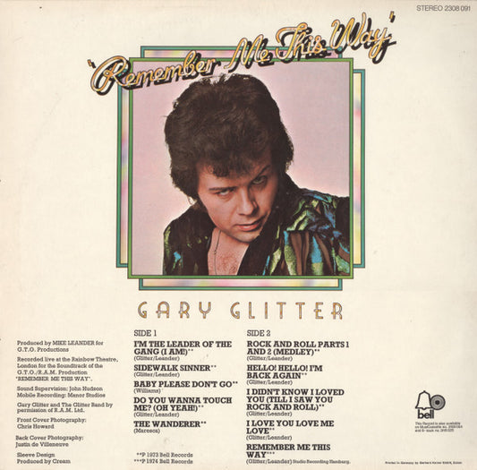 Gary Glitter - Remember Me This Way
