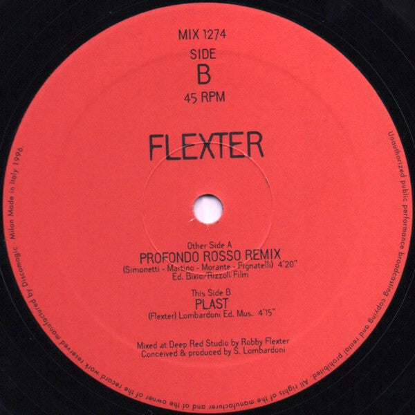 Bobby Flexter - Profondo Rosso