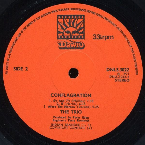 The Trio - Conflagration