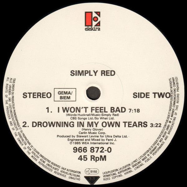 Simply Red - Holding Back The Years