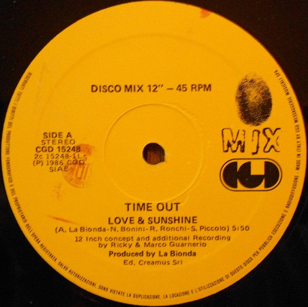 Time Out - Love And Sunshine
