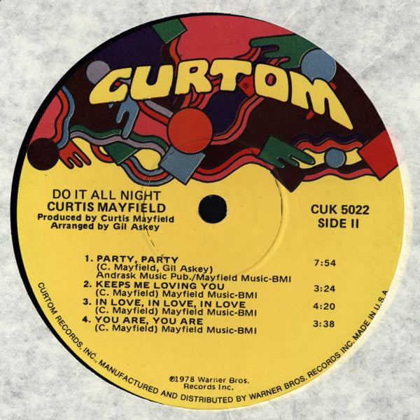 Curtis Mayfield - Do It All Night