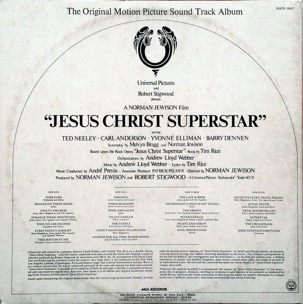 Various - Jesus Christ Superstar (The Original Motion Picture Sound Track Album)