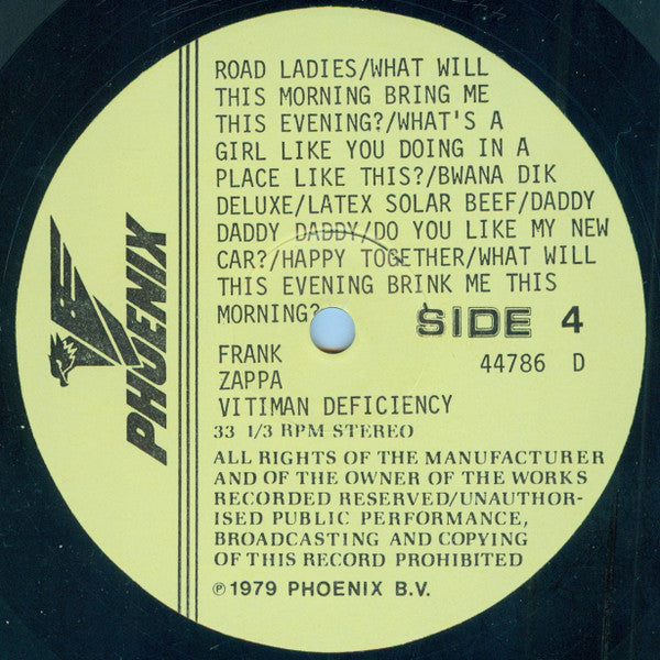 Frank Zappa - Vitamin Deficiency (unofficial)