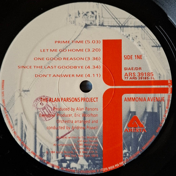 The Alan Parsons Project - Ammonia Avenue