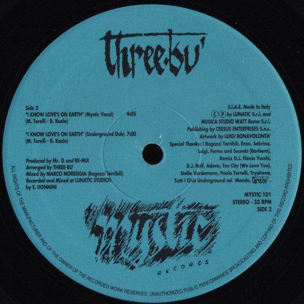 Three-Bu - I Know Love's On Earth