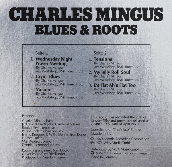 Charles Mingus - Blues & Roots