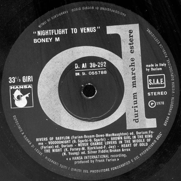 Boney M. - Nightflight To Venus