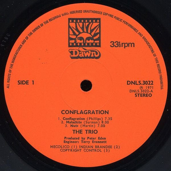 The Trio - Conflagration