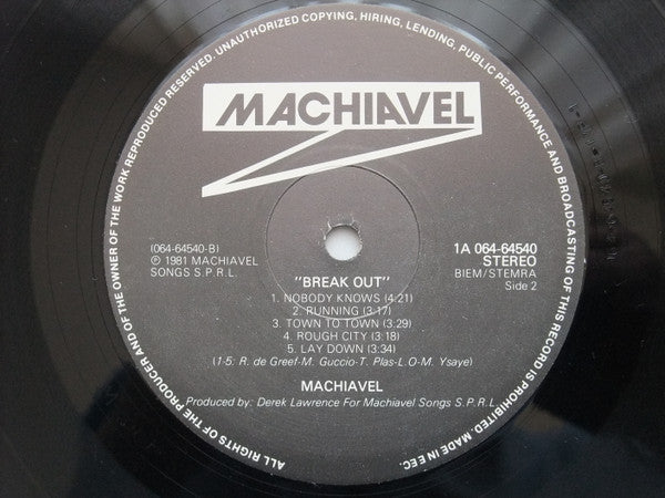 Machiavel - Break Out