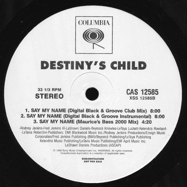 Destiny's Child - Say My Name (Solo disco 2)