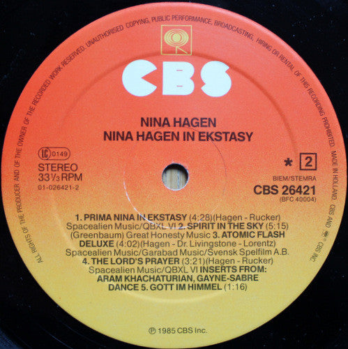 Nina Hagen - In Ekstasy