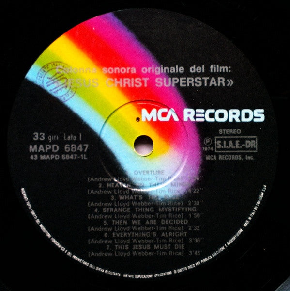Various - Jesus Christ Superstar (The Original Motion Picture Sound Track Album)