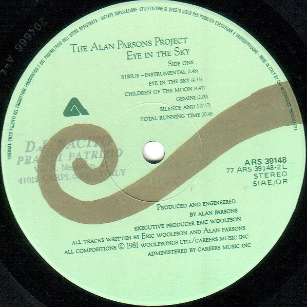 The Alan Parsons Project - Eye In The Sky