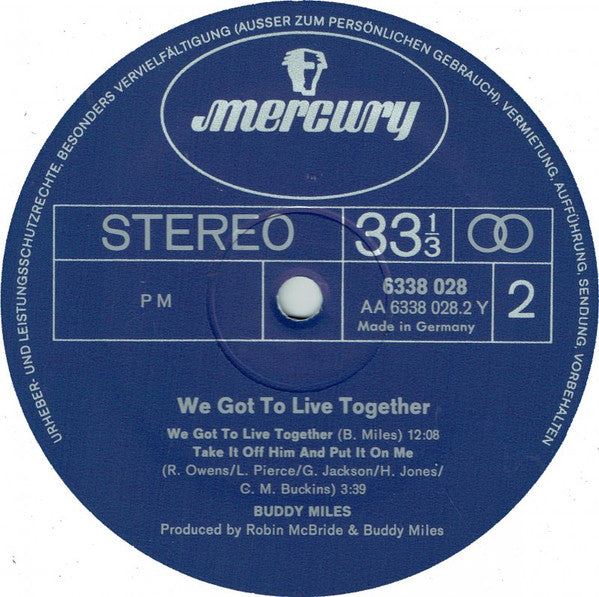 Buddy Miles - We Got To Live Together