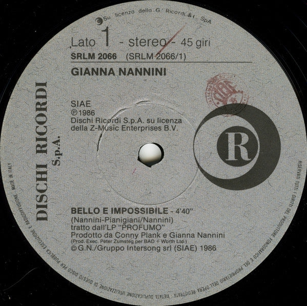Gianna Nannini - Bello E Impossibile