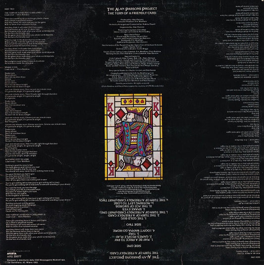 The Alan Parsons Project - The Turn Of A Friendly Card