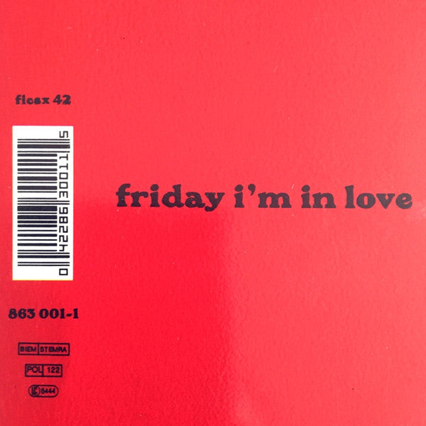 The Cure - Friday I'm In Love