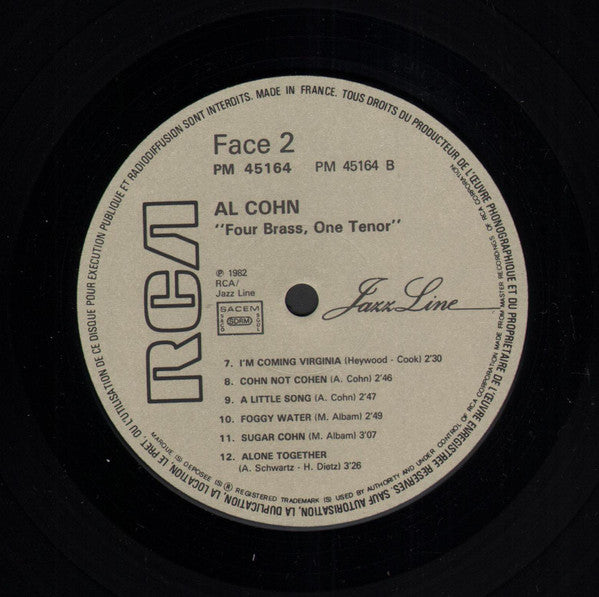 Al Cohn - Four Brass, One Tenor