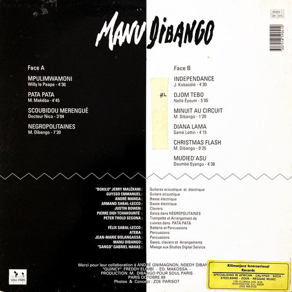 Manu Dibango - Négropolitaines Vol 1
