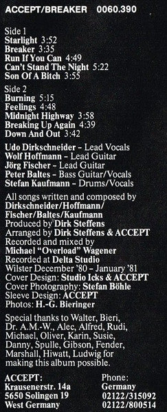 Accept - Breaker