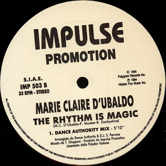 Marie-Claire D'Ubaldo - The Rhythm Is Magic