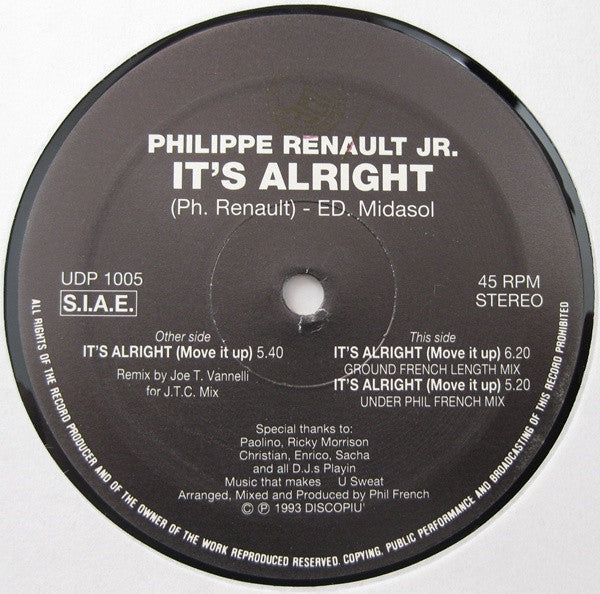 Philippe Renault Jr. - It's Alright (Move It Up)