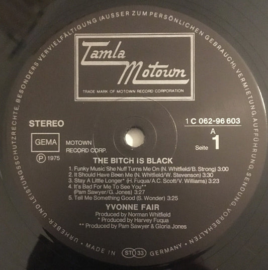 Yvonne Fair - The Bitch Is Black