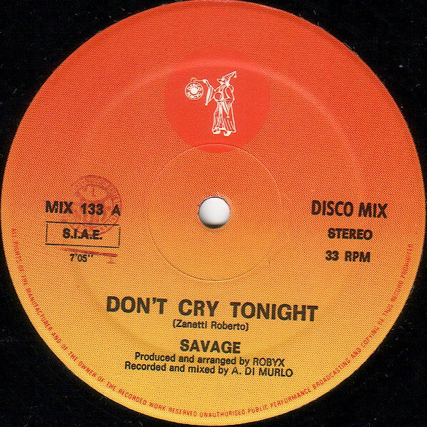 Savage - Don't Cry Tonight
