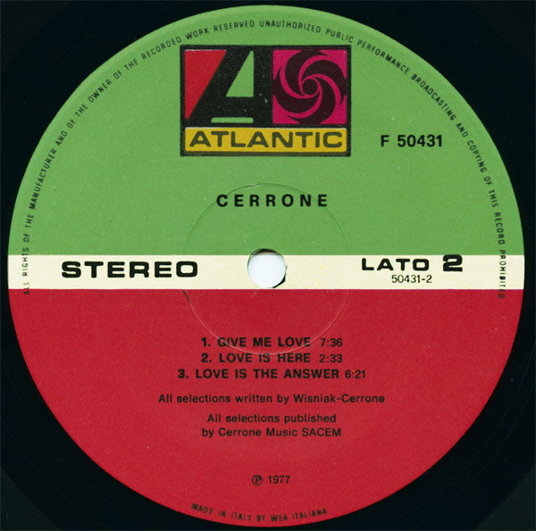 Cerrone - Cerrone 3 - Supernature