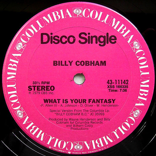 Billy Cobham - What Is Your Fantasy / Bring Up The House Lights
