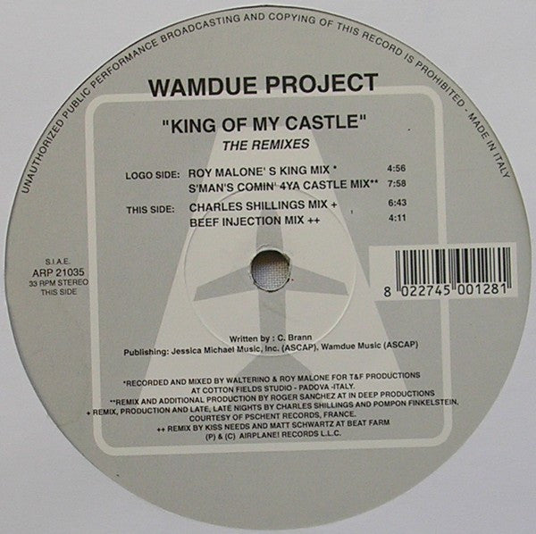 Wamdue Project - King Of My Castle (The Remixes)