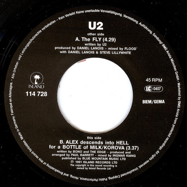U2 - The Fly (7")