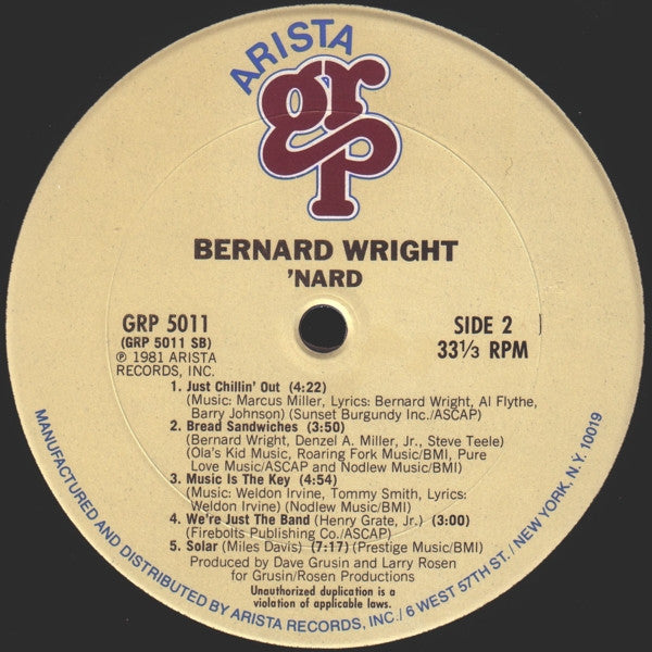 Bernard Wright - 'Nard