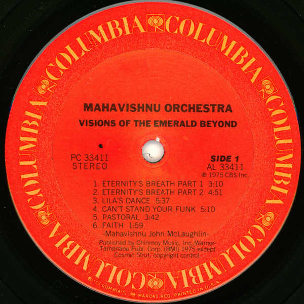 Mahavishnu Orchestra - Visions Of The Emerald Beyond