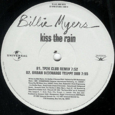 Billie Myers - Kiss The Rain
