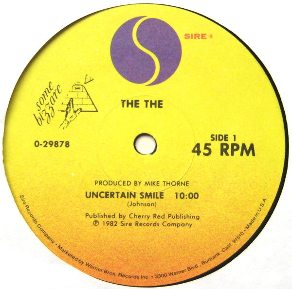 The The - Uncertain Smile