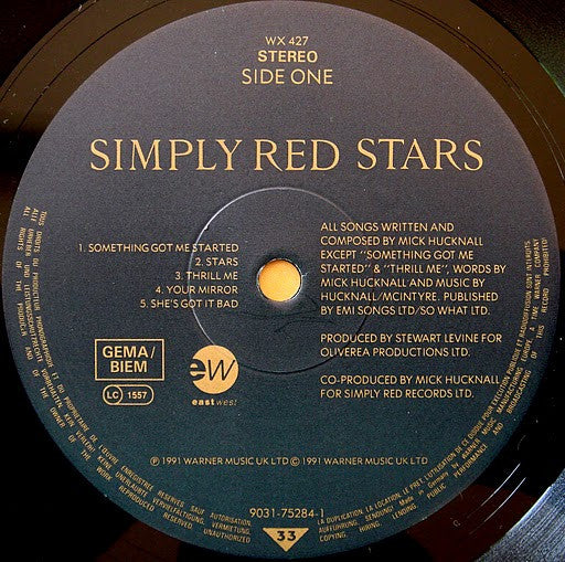 Simply Red - Stars