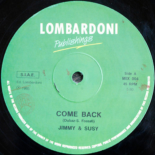 Jimmy & Susy - Come Back
