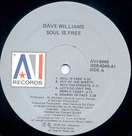 David Williams - Soul Is Free
