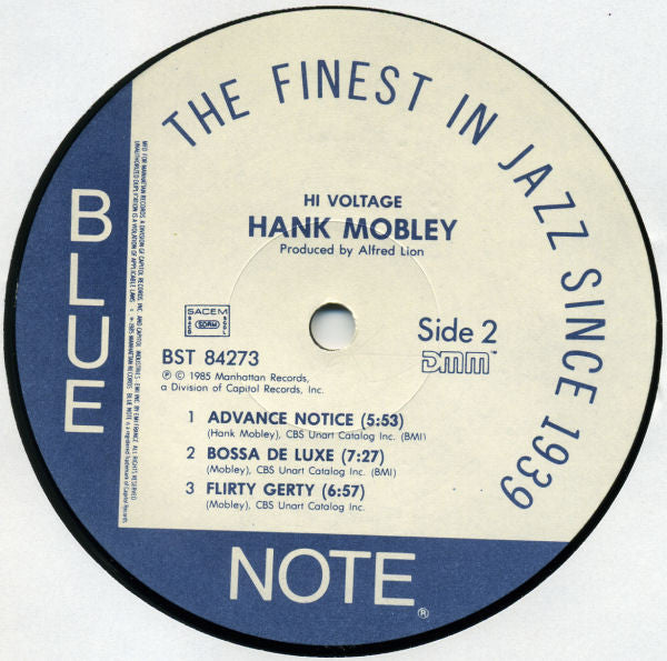 Hank Mobley - Hi Voltage