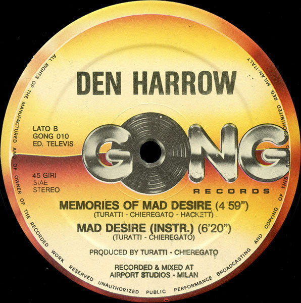 Den Harrow - Mad Desire