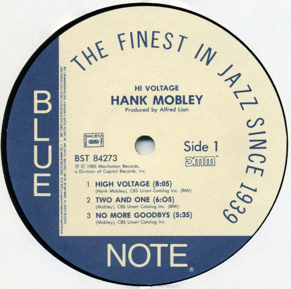 Hank Mobley - Hi Voltage