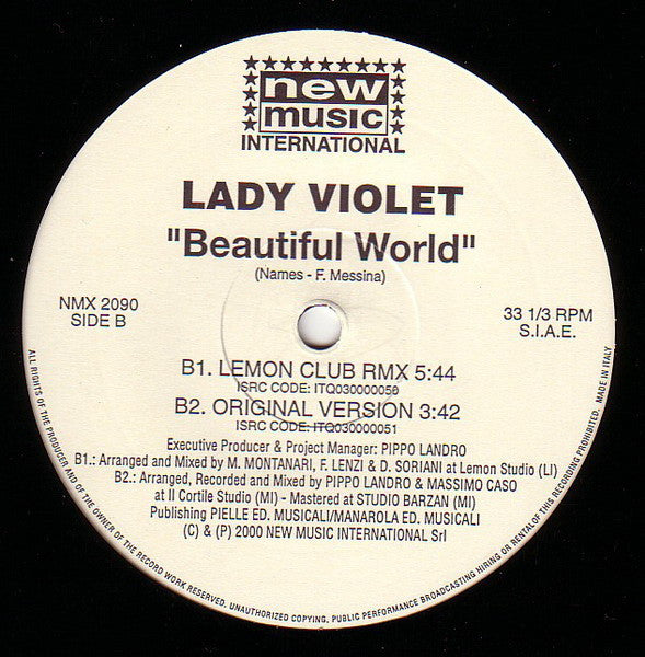 Lady Violet - Beautiful World