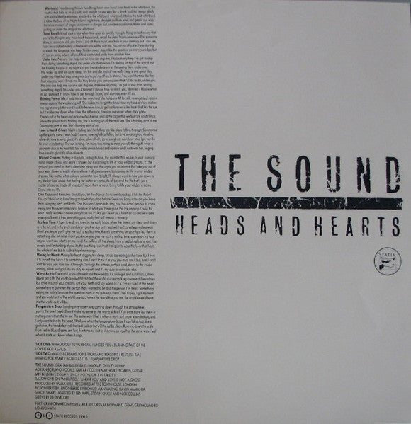 The Sound - Heads And Hearts