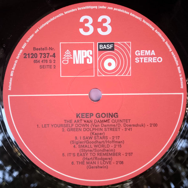 The Art Van Damme Quintet - Keep Going