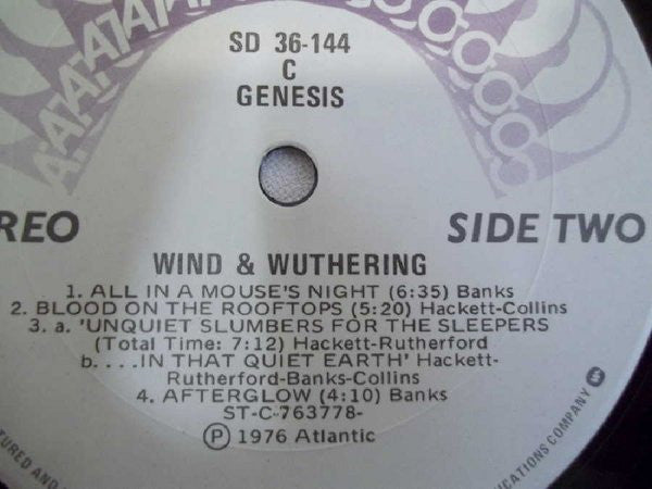 Genesis - Wind & Wuthering